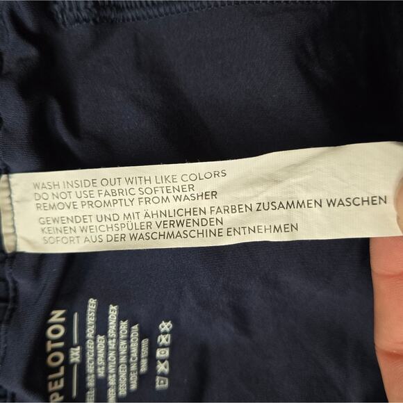 Peloton Velocity Running Shorts Navy Size XXL - Picture 8 of 9